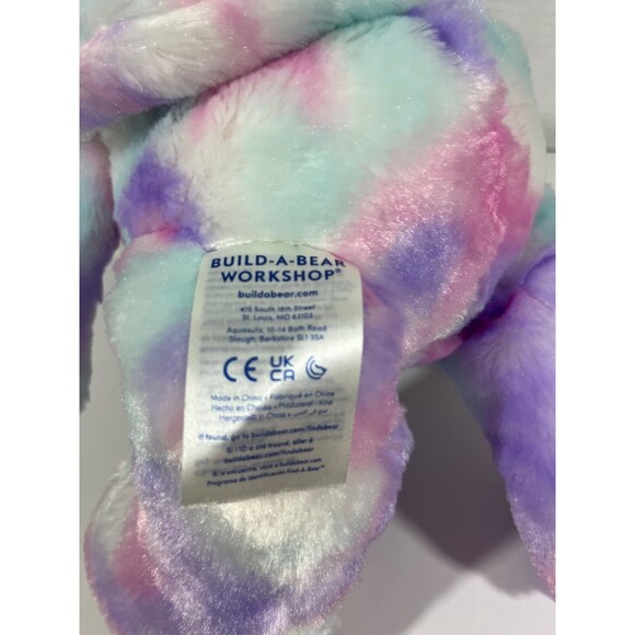 Build-A-Bear Cat Kitty 16" Plush with Pastel Tie-Dye Swirl Pink  BAB - Picture 6 of 9